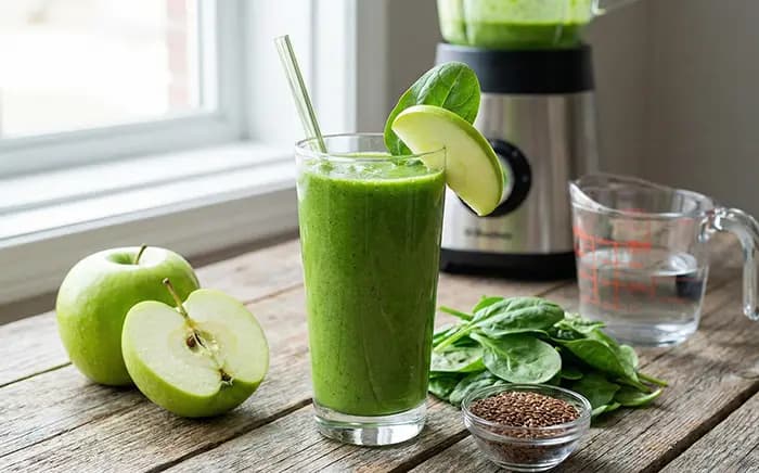 Smoothie à la pomme verte