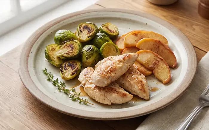 Repas de filet de poulet maigre