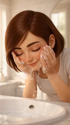 Routine cutanée du matin